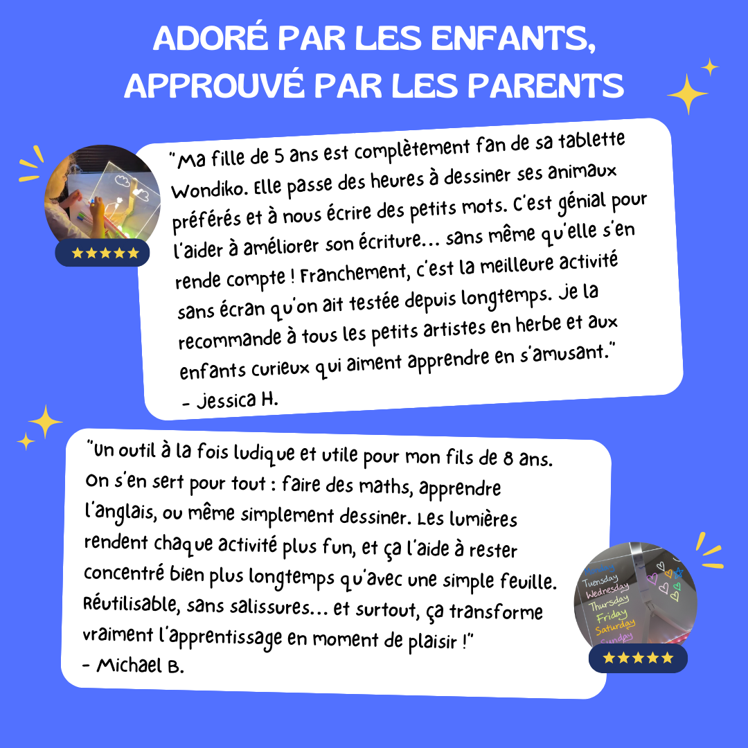 Tablette à dessin lumineuse Wondiko™